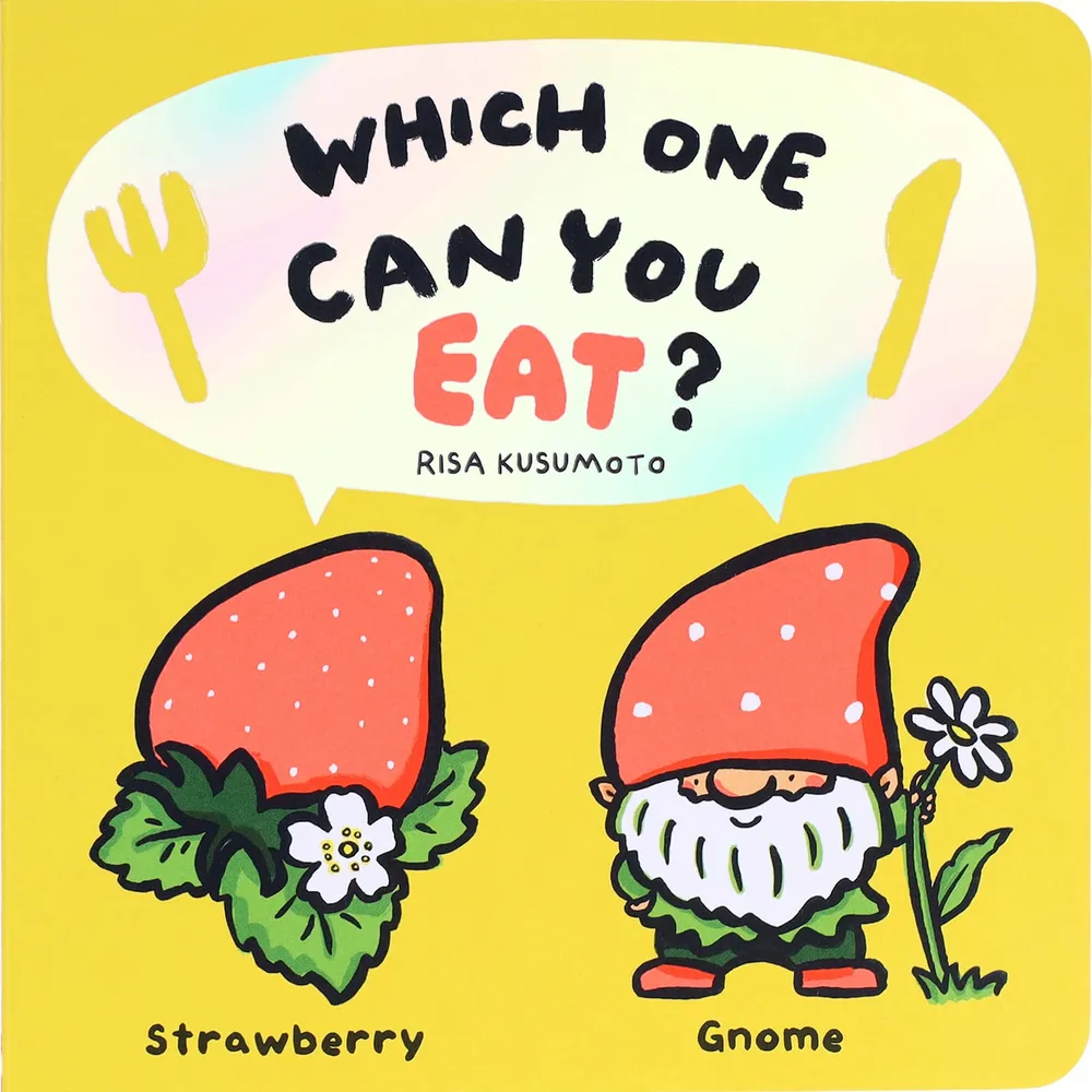 Cover of the board book "Which One Can You Eat?" by Risa Kusumoto