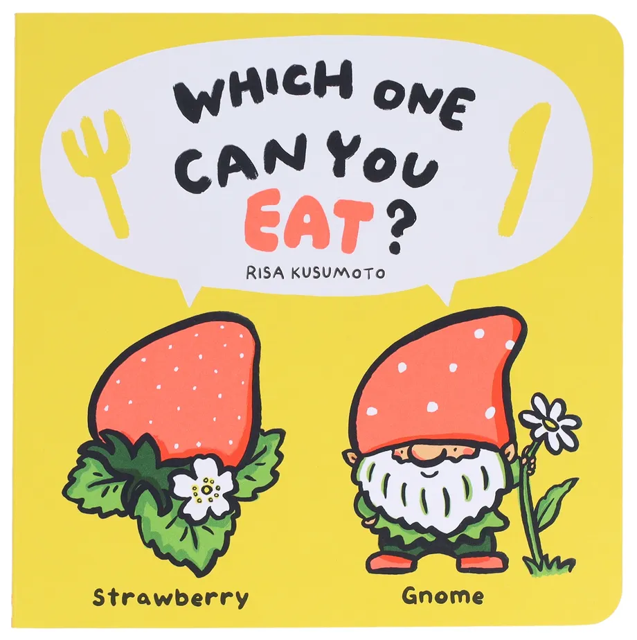 Cover of the board book "Which One Can You Eat?" by Risa Kusumoto