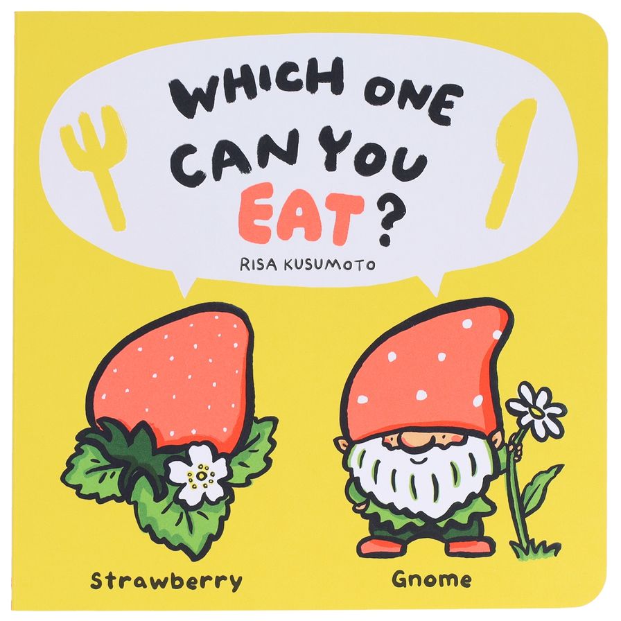 Cover of the board book "Which One Can You Eat?" by Risa Kusumoto